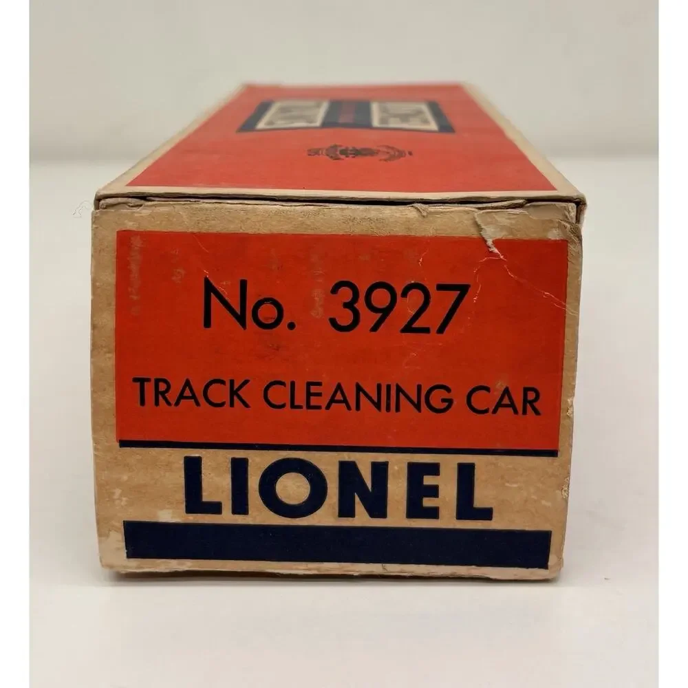 Lionel Postwar Track Cleaning Car 3927 w/ Bottles Instructions Original Box